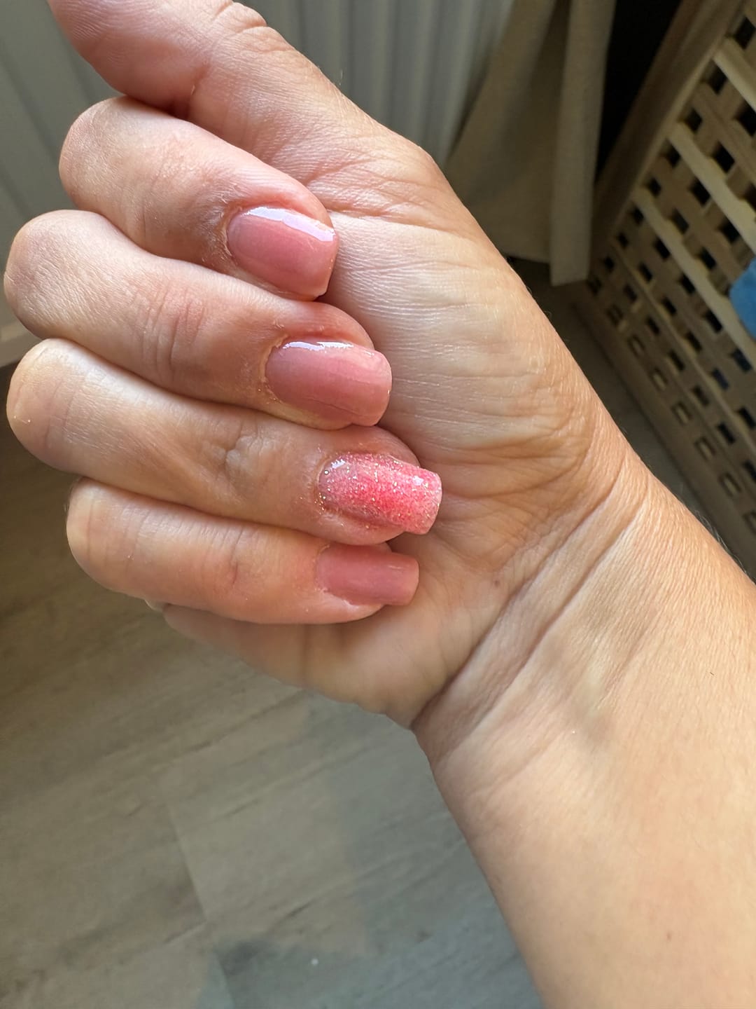 Customer photo review of Old Pink Dipping Powder