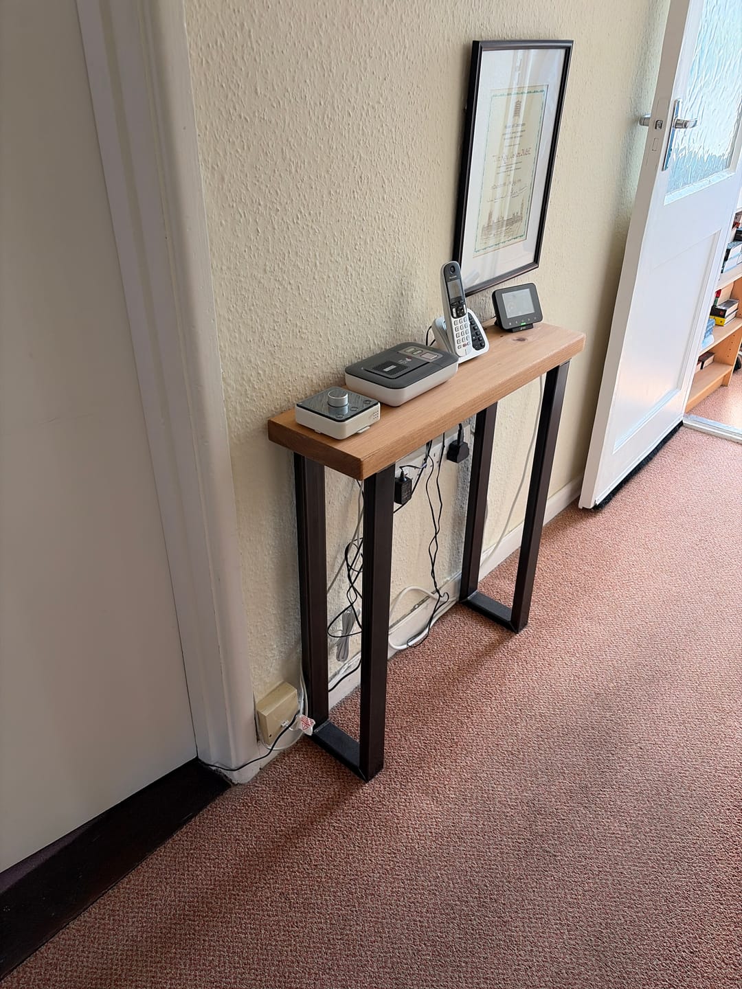 Customer photo review of Rustic Console Table  | 20cm Depth