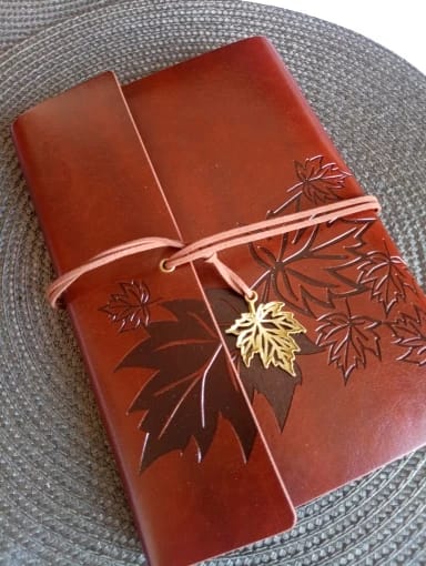 Customer photo review of Notebook Vintage Papel Kraft