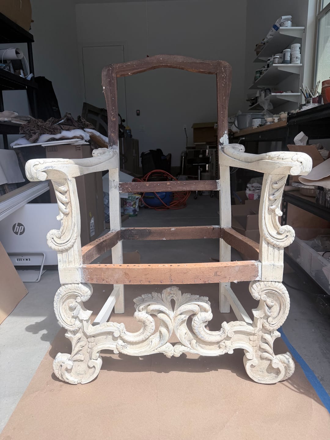 Customer photo review of Cracked Gesso