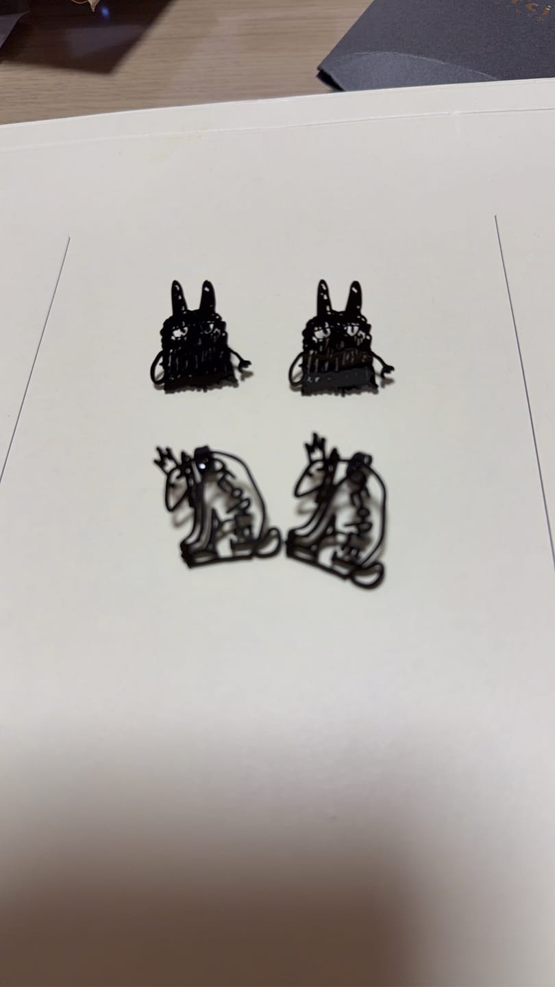 Customer photo review of 【期間限定販売7/6〜7/12】お絵描きが素敵なアクセサリーに大変身♪お絵描きアクセサリー