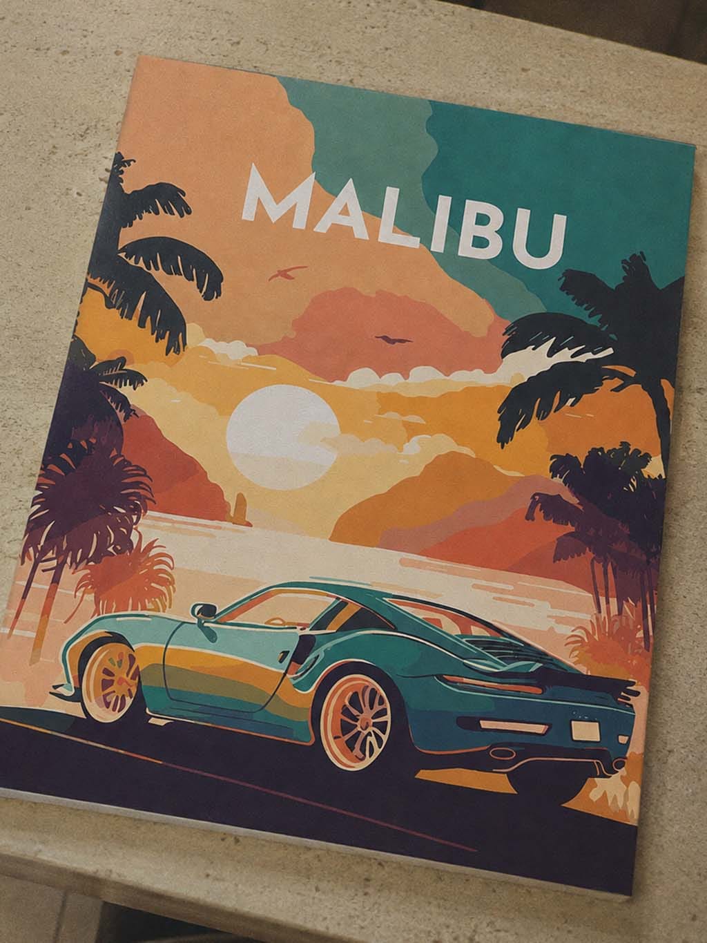 Customer photo review of Affiche Vintage Malibu