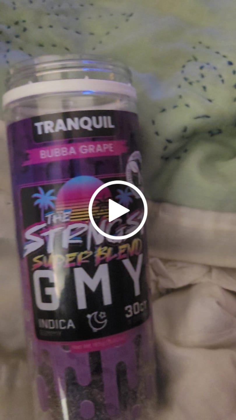 Customer video review of THE STRONGEST GMY - 30CT Bubba Grape 6000mg (200mg ea.) - INDICA