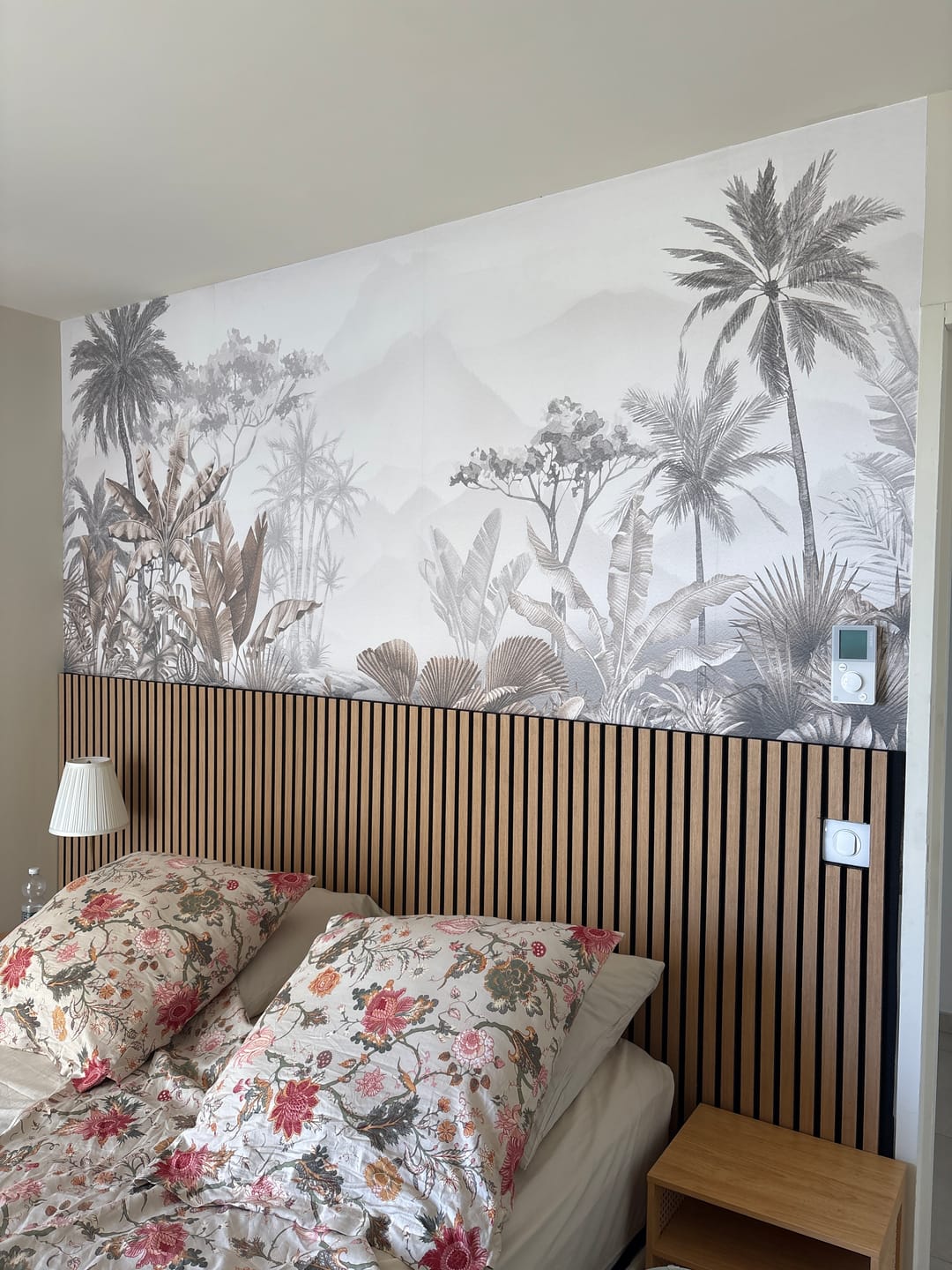 Customer photo review of Papier peint tendance tropical sepia