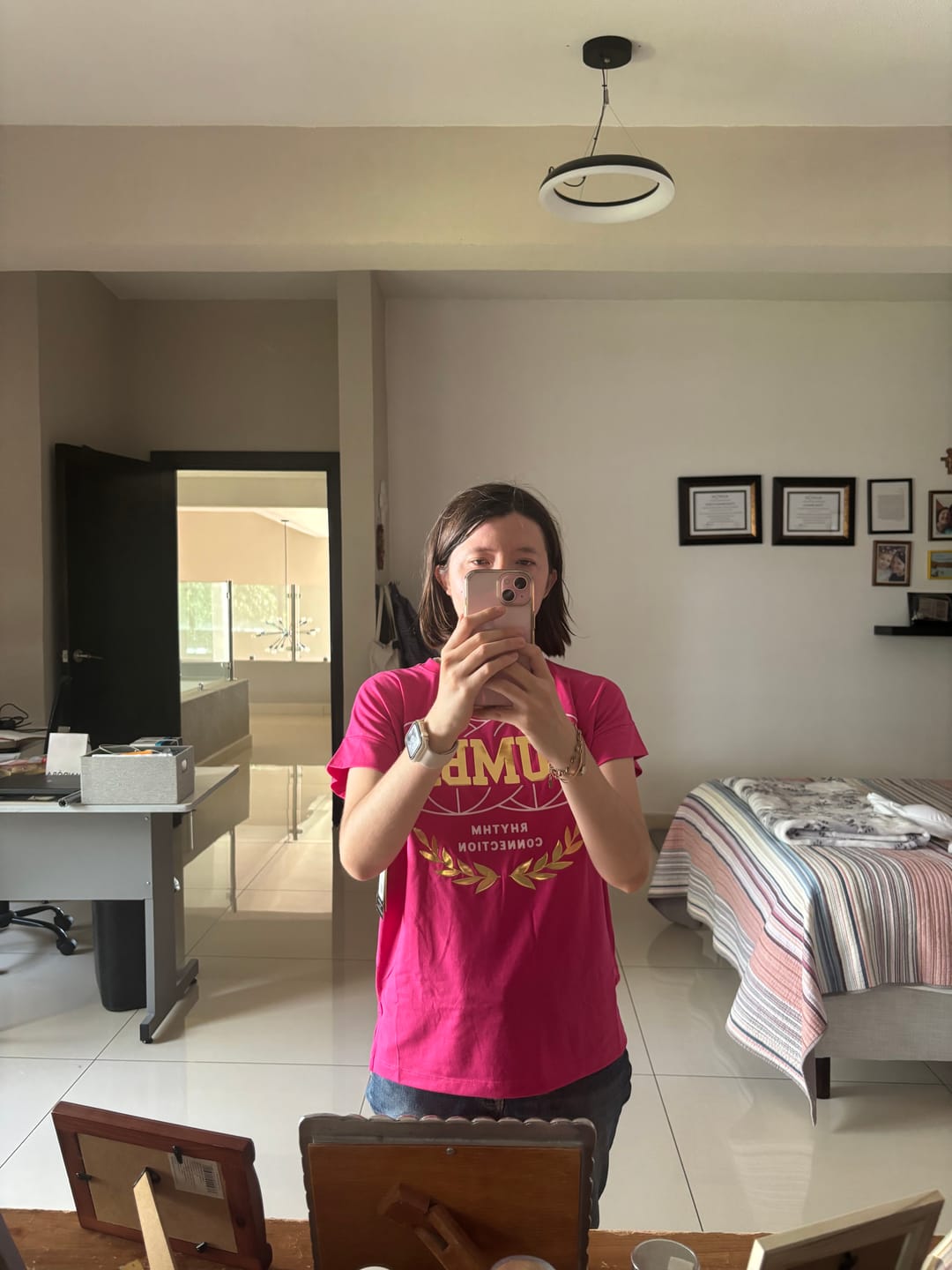 Customer photo review of Worldwide Crew Neck Top