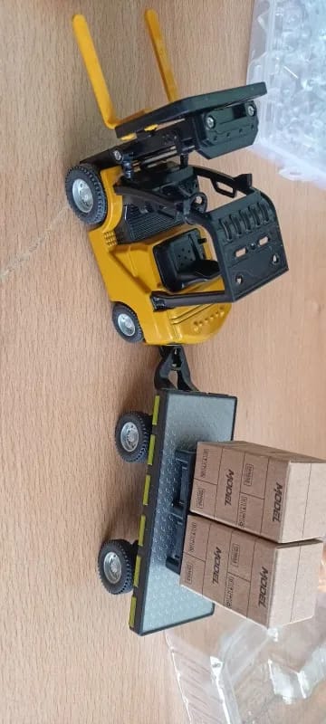 Customer photo review of NanoFleet Pro™ | 1:64 Die-Cast Engineering Desk Rig