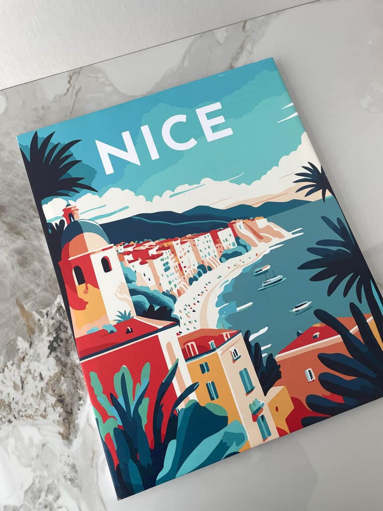 Customer photo review of Affiche Vintage Nice