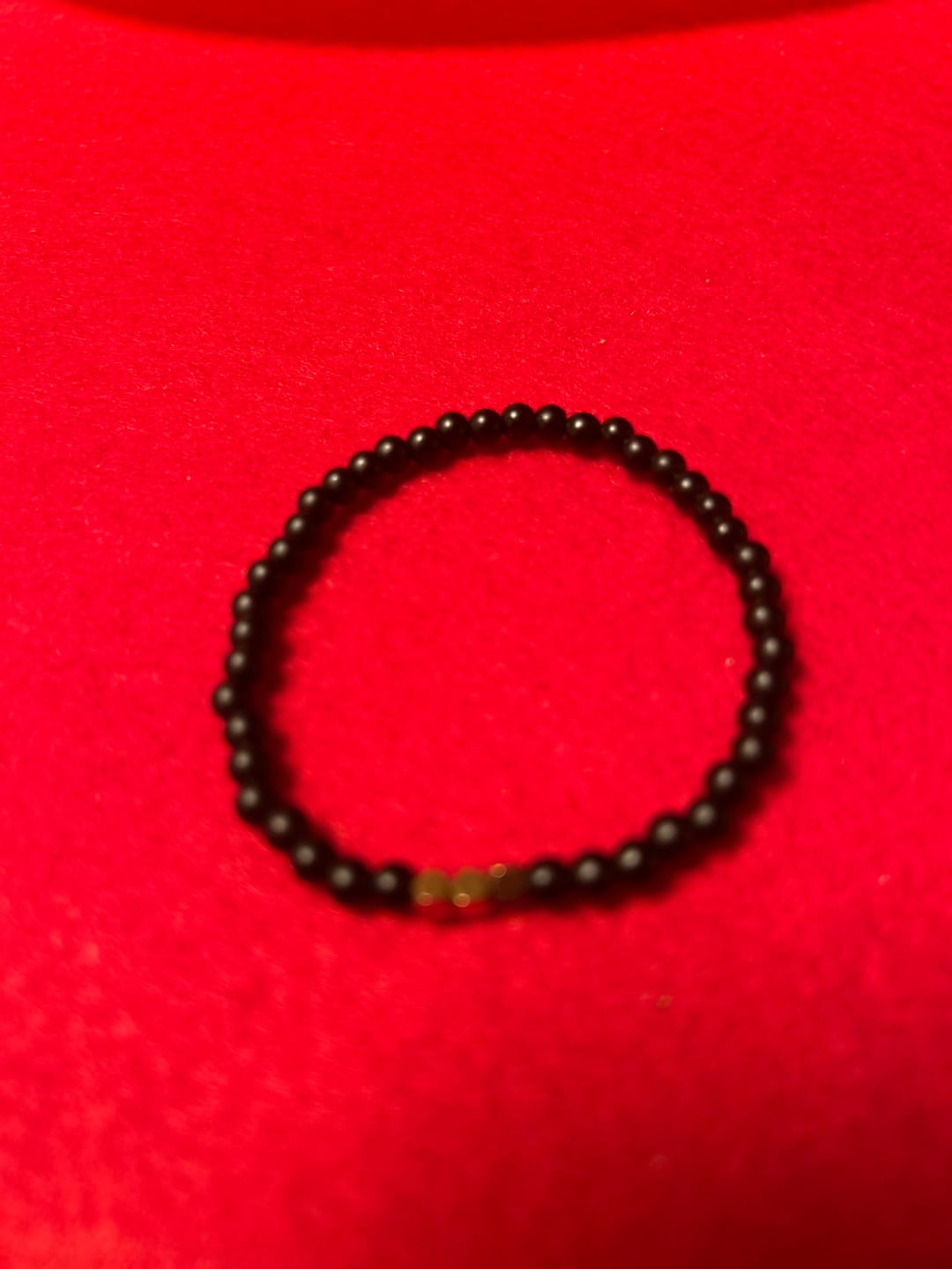 Customer photo review of Obsidian Armband