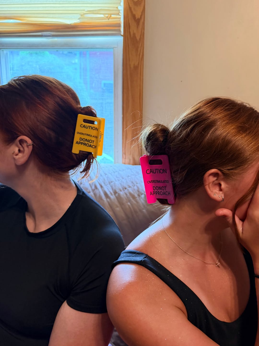 Customer photo review of Overstimulated Hair Clip