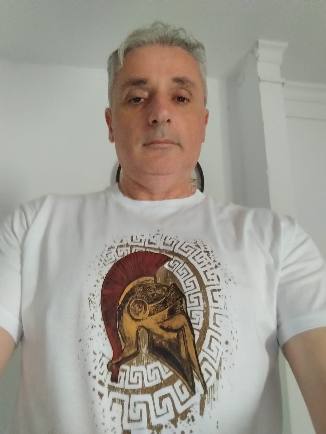 Customer photo review of Spartan Helmet Warrior - T-Shirts