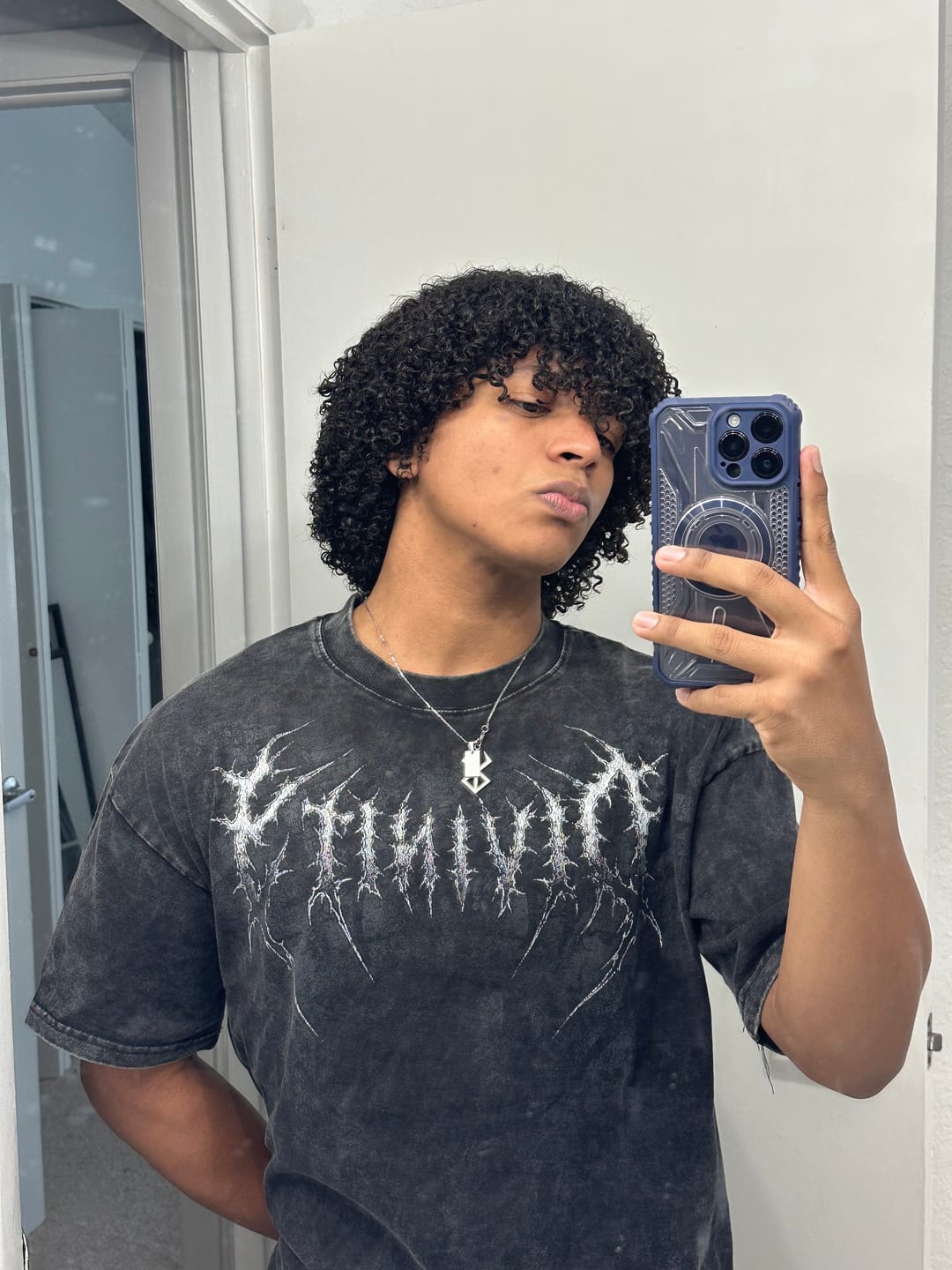 Customer photo review of Blood Reaper Oversized T-shirt [VINTAGE]
