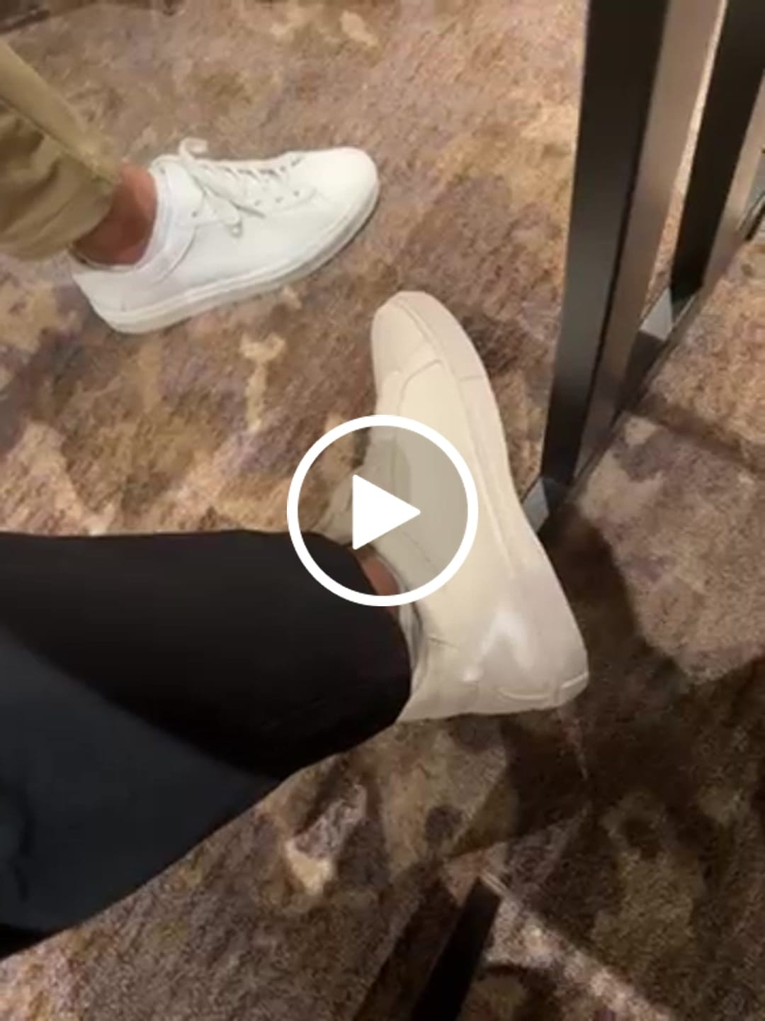 Customer video review of Mercury White Elevator Sneakers