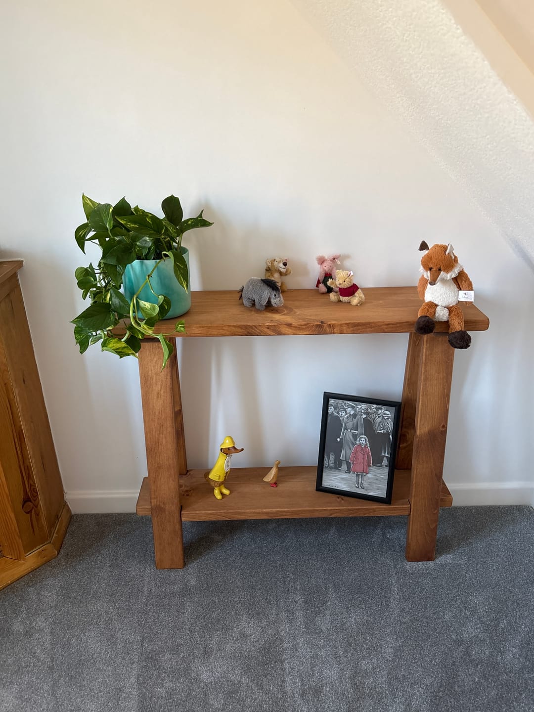 Customer photo review of Soho Solid Wood Console Table