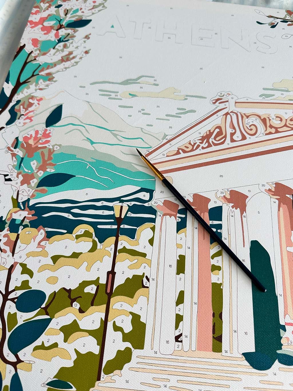 Customer photo review of Affiche Vintage Athènes