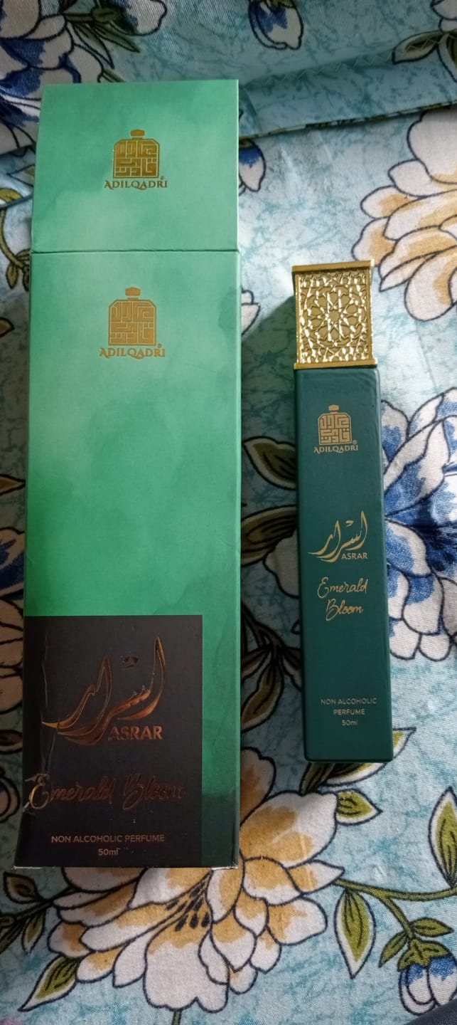 Customer photo review of Asrar Emerald Bloom Non Alcoholic Perfume Spray 50ml