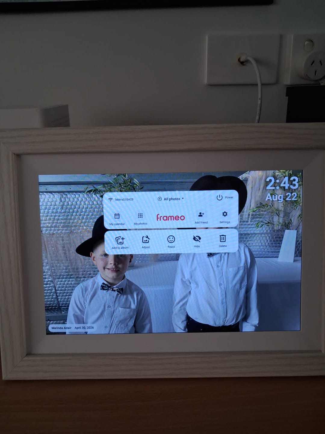 Customer photo review of Digital Photo Frame
