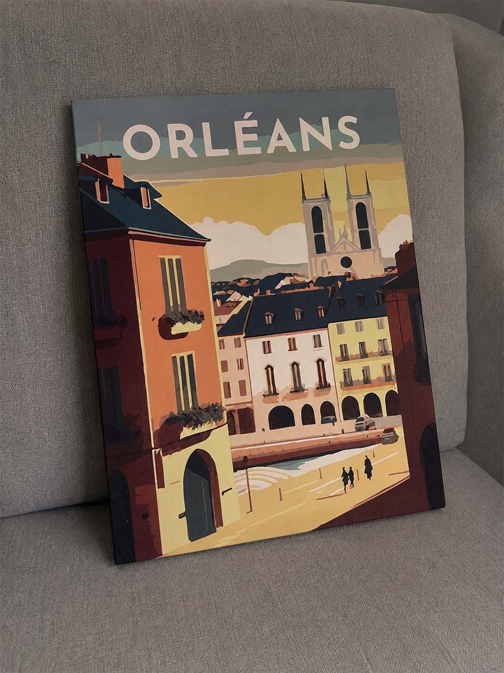 Customer photo review of Affiche Vintage Orléans