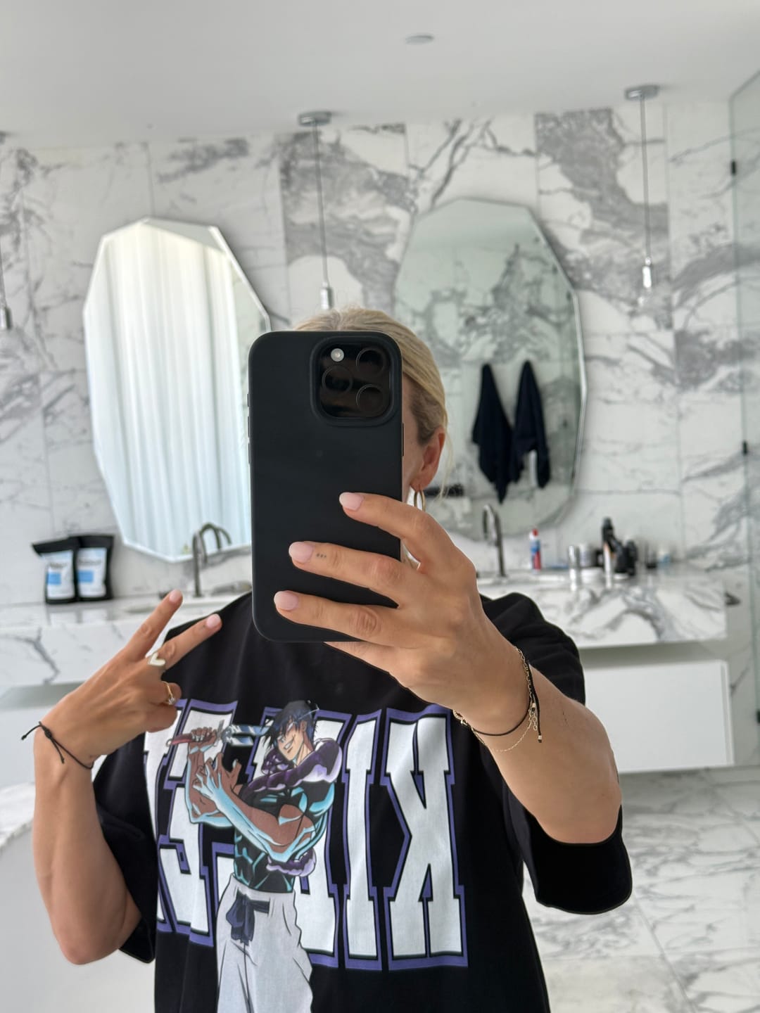 Customer photo review of Zero Mercy Tee