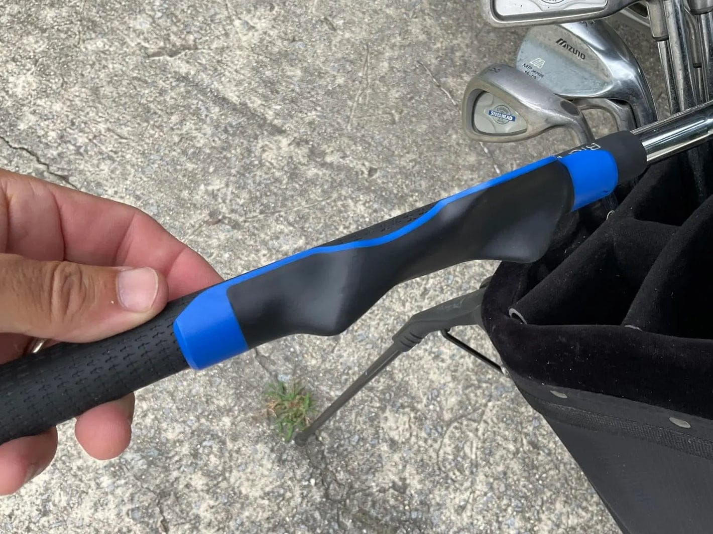 Customer photo review of GripMaster Pro™ Golf Training Grip Aid