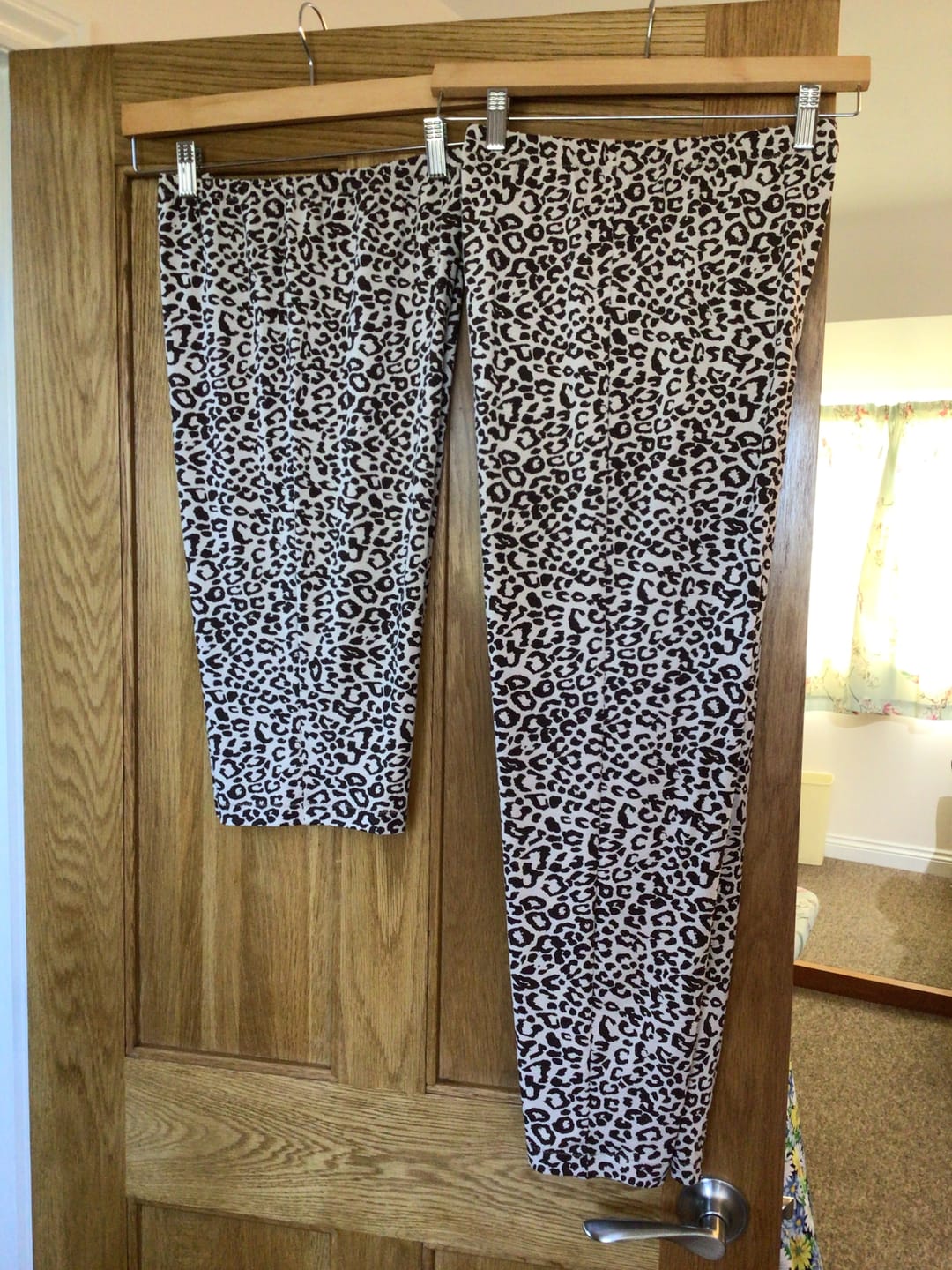 Customer photo review of Stone Leopard Print Viscose Elastane Fabric
