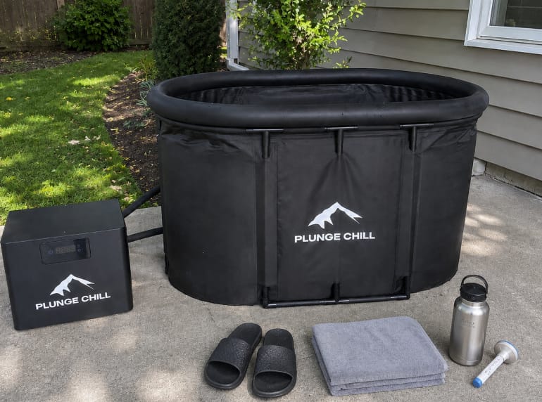 Customer photo review of Cold Plunge Chiller + Tub (MAX)