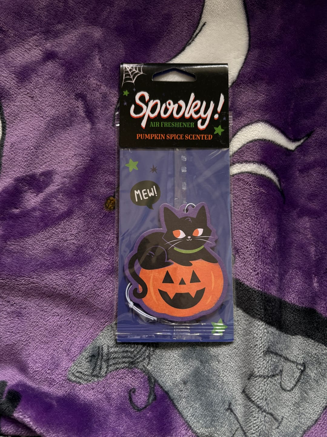 Customer photo review of Spooky Auto Lufterfrischer – Gespenst & Katze im Kürbis
