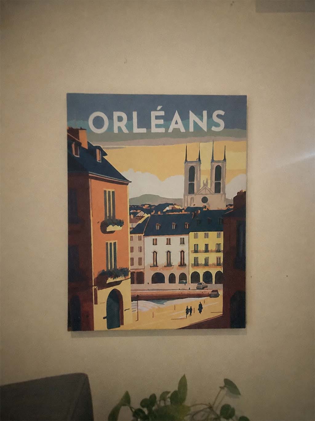Customer photo review of Affiche Vintage Orléans