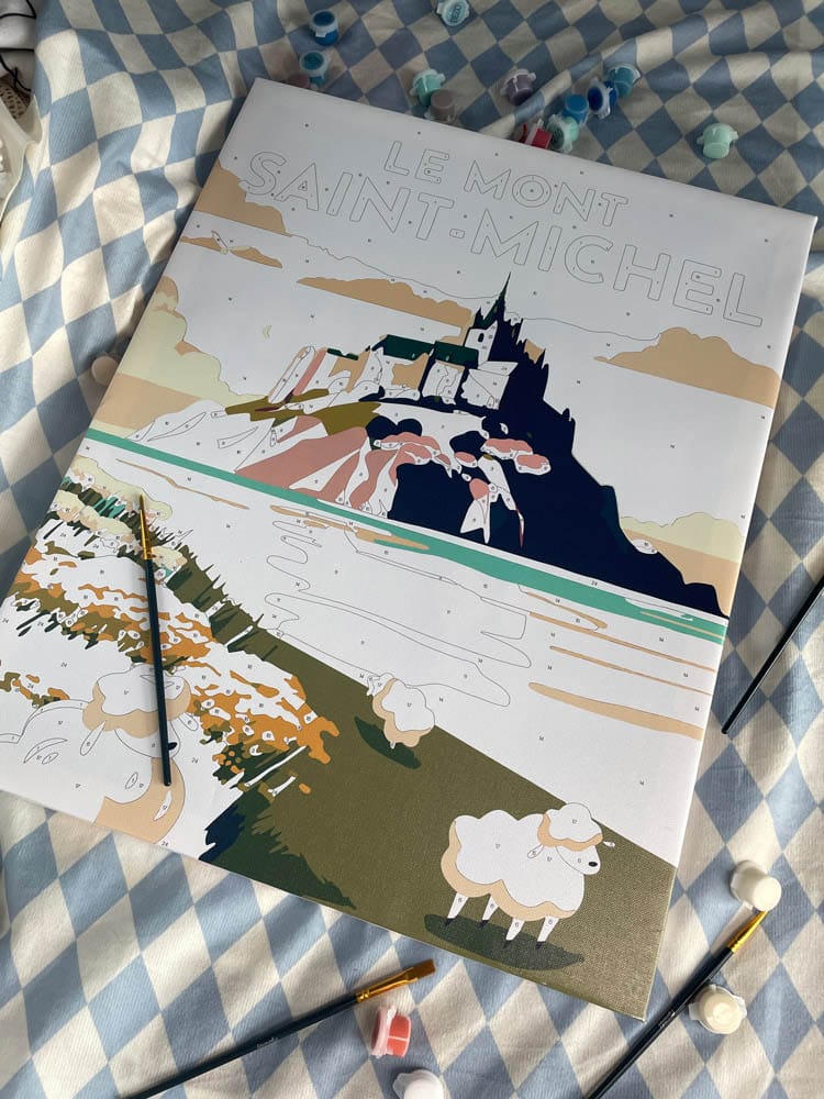 Customer photo review of Affiche Vintage Mont Saint-Michel