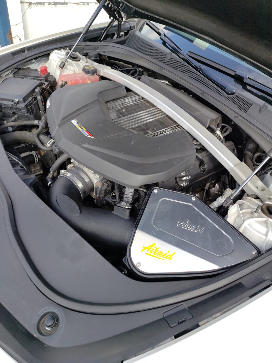 Customer photo review of Airaid 16-19 Cadillac CTS-V 6.2L Cold Air Intake System 255-334