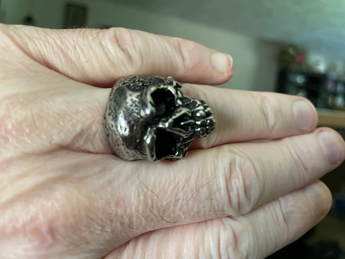 Customer photo review of ANCIENT SKULL.