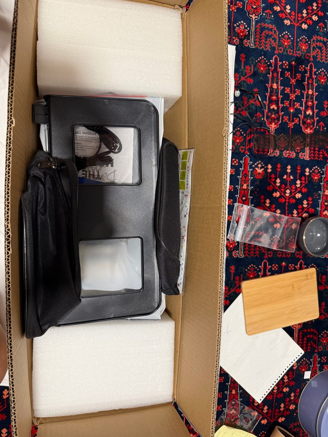 Customer photo review of Donner DP-10 Portable Pliable Piano Numerique