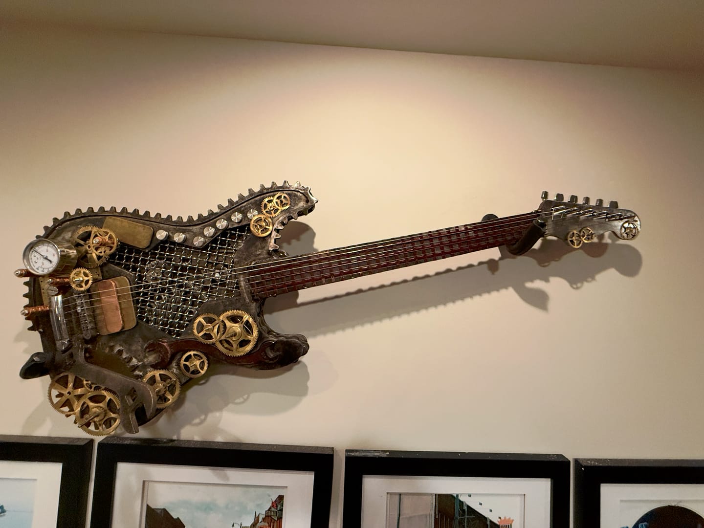 Customer photo review of Horizontal Guitar Mount