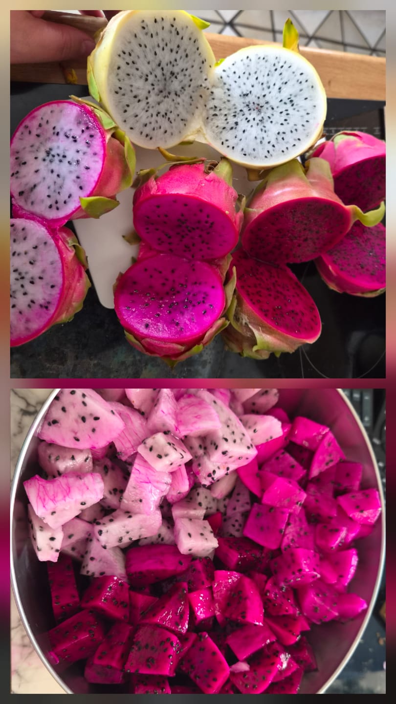 Customer photo review of Drachenfrucht bunter Mix Bio von Salvador