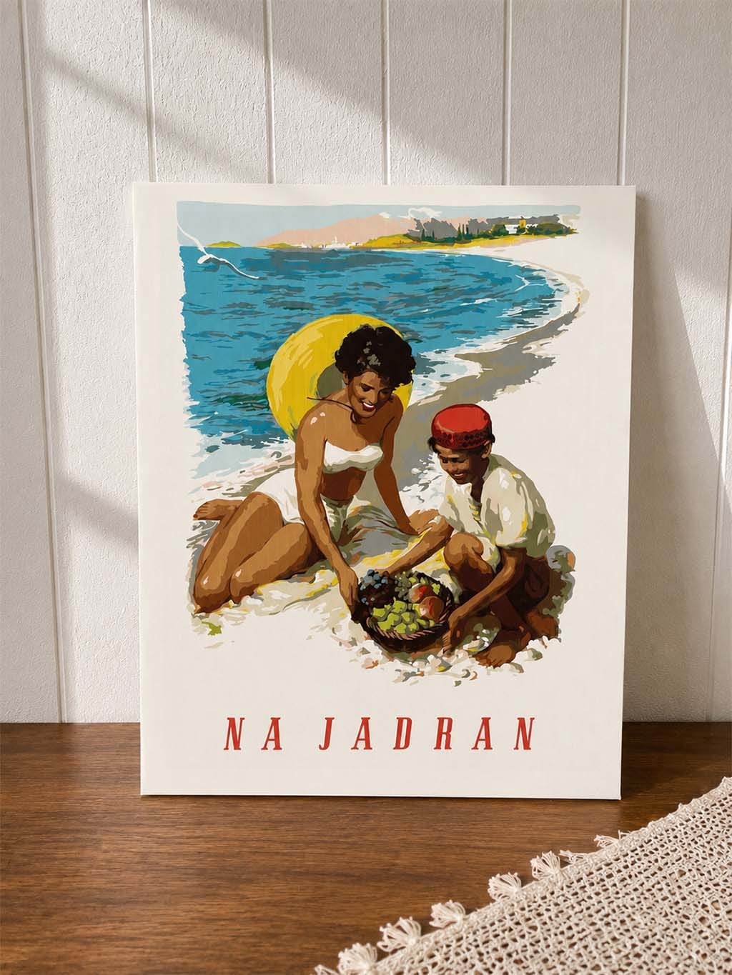 Customer photo review of Affiche vintage de la côte yougoslave