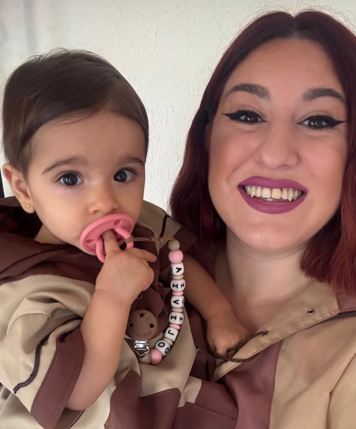 Customer photo review of Chupetero Personalizado de Silicona para Bebé con Nombre | Nenina & Co