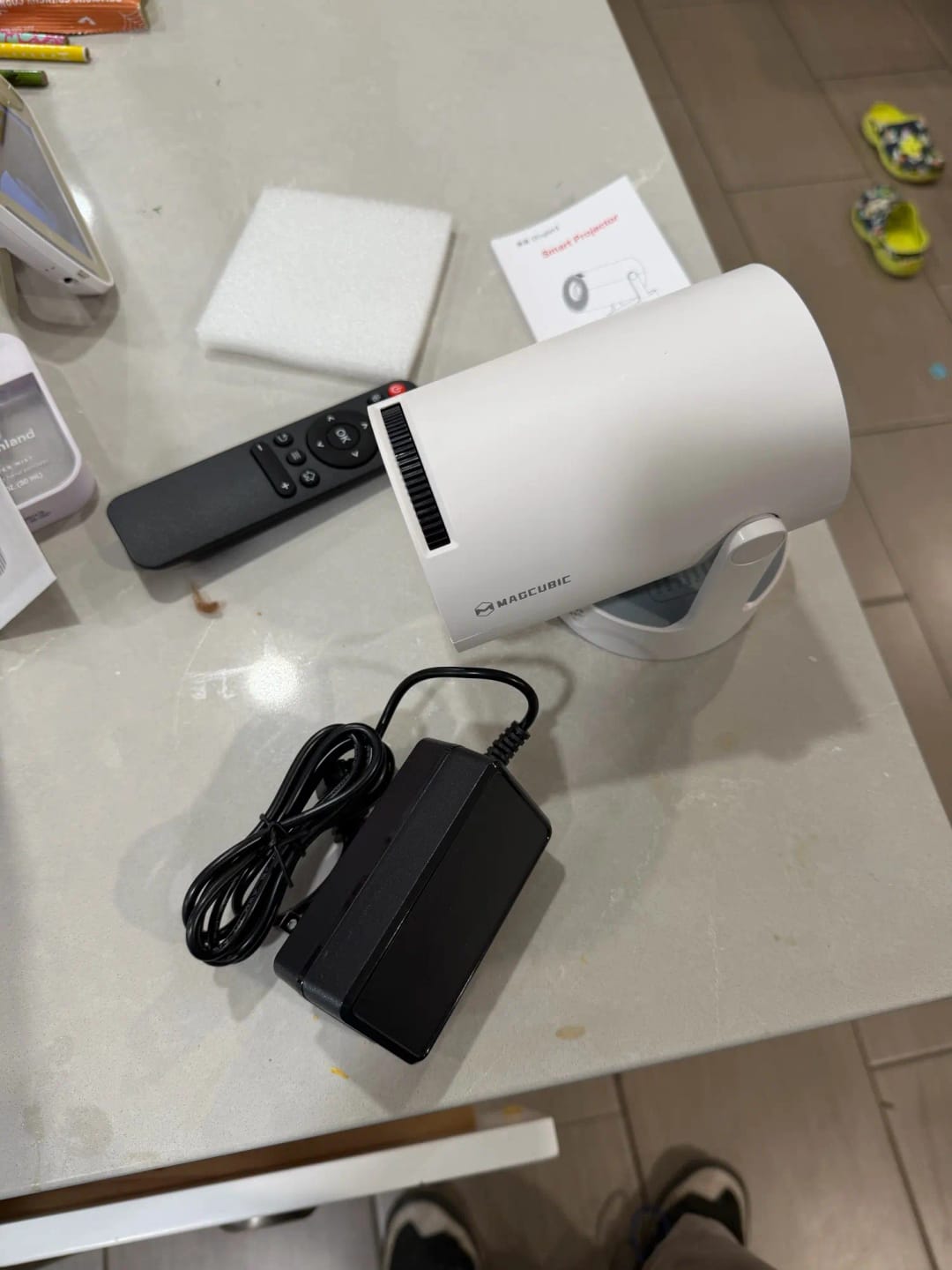 Customer photo review of BookGlow™ - Smart Projector