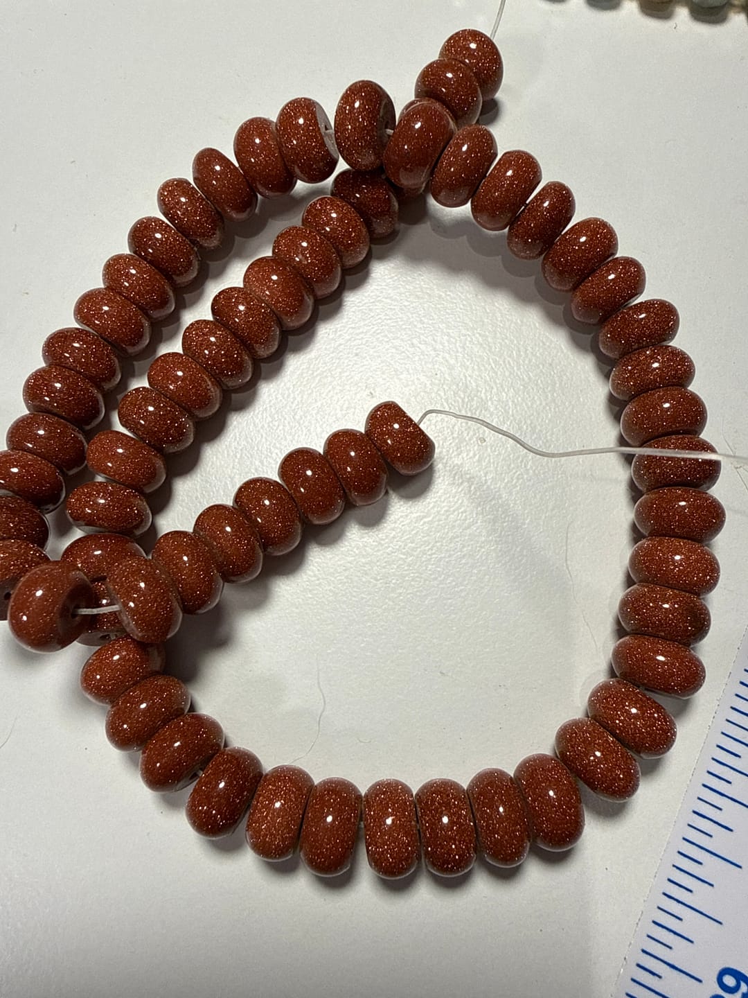 Customer photo review of 14.5" Golden Sandstone 6mm/8mm/10mm round beads