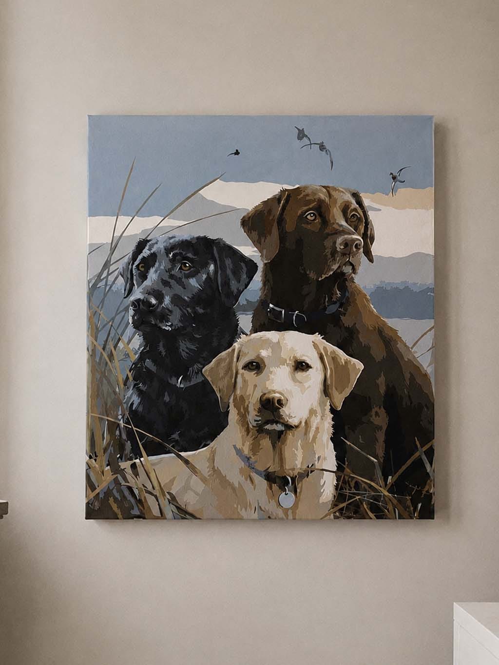 Customer photo review of Trio de Labrador