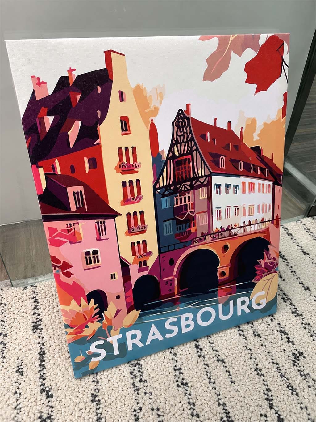 Customer photo review of Affiche Vintage Strasbourg