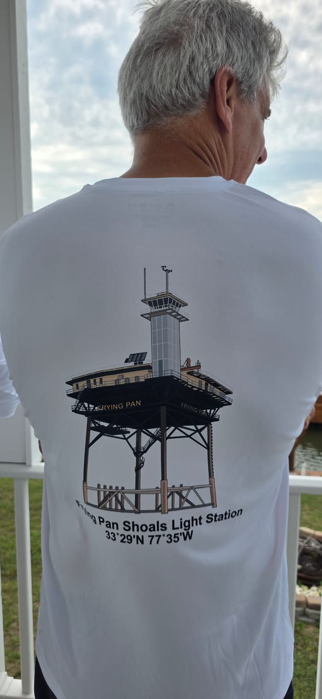 Customer photo review of Custom Boat T-Shirts - With Front Pocket