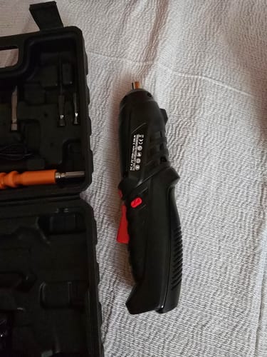Customer photo review of Set 47 pcs Destornillador eléctrico
