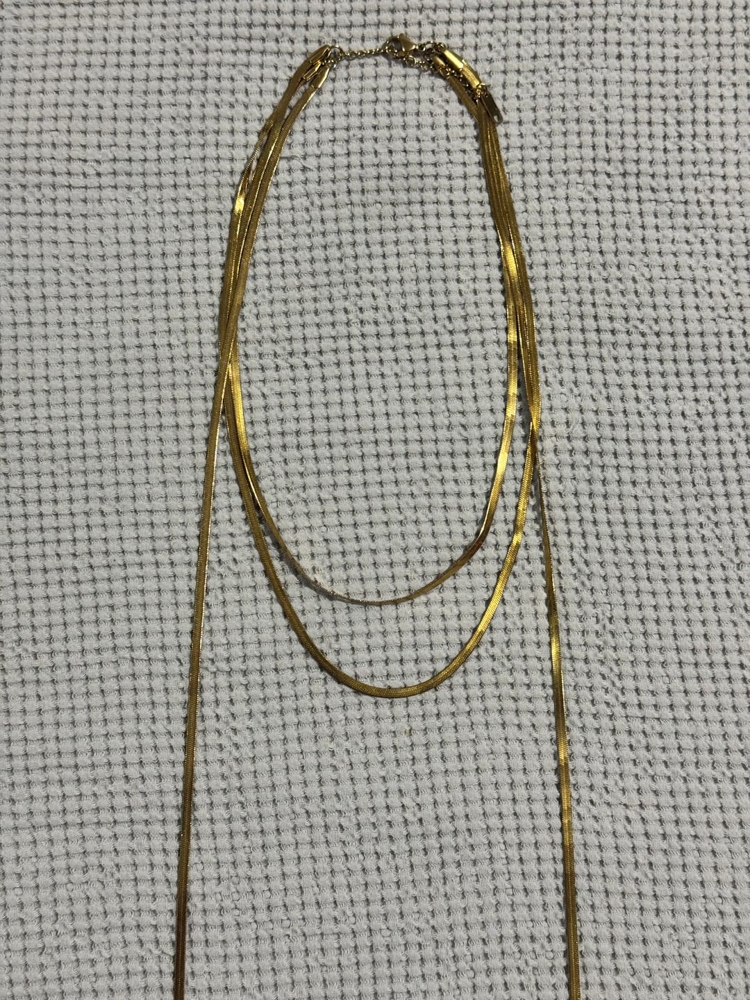 Customer photo review of Collar Corbatin Doble Planchado