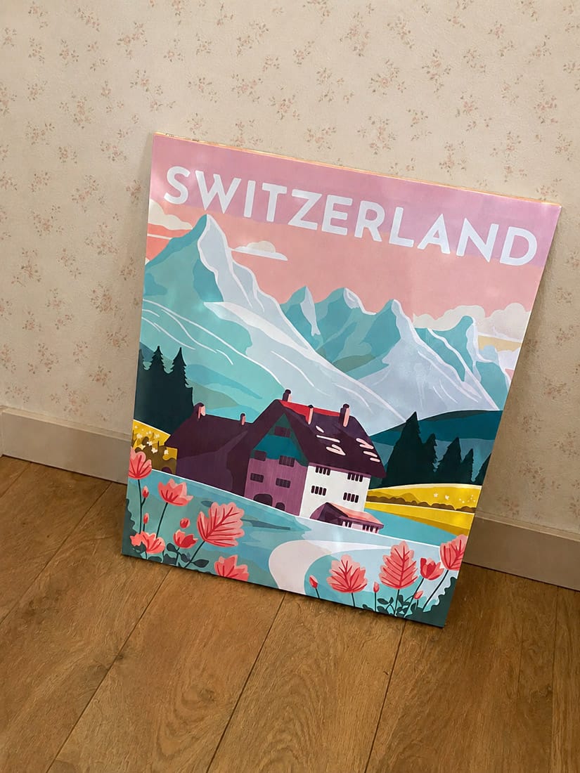 Customer photo review of Affiche Vintage Lucerne