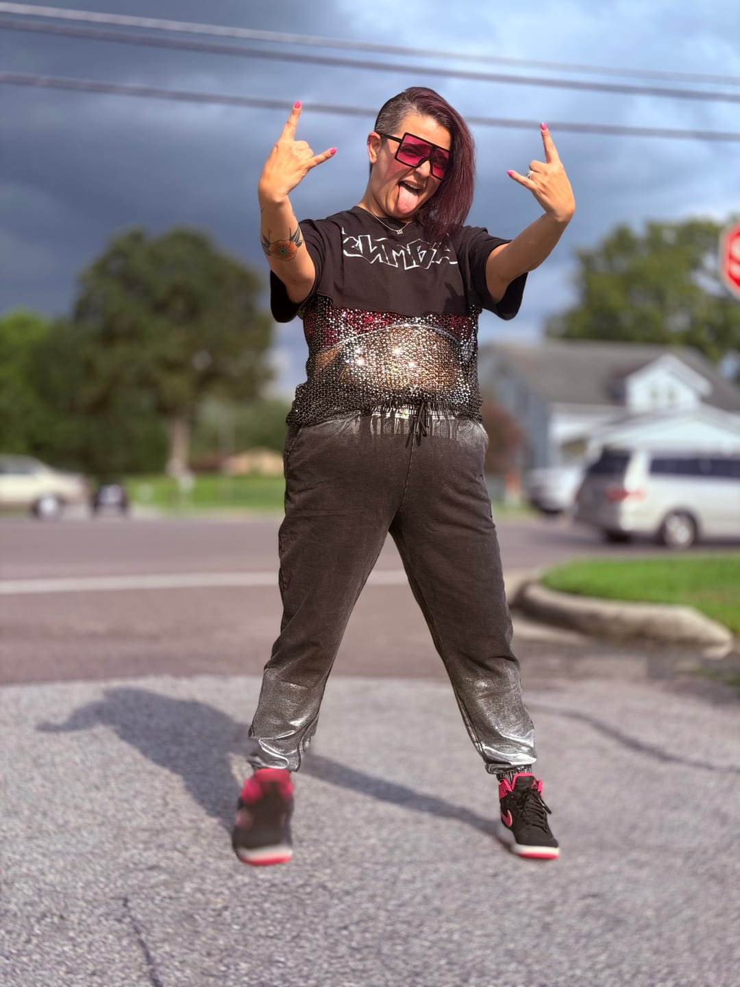 Customer photo review of Rock 'n' Roll Knit Pants