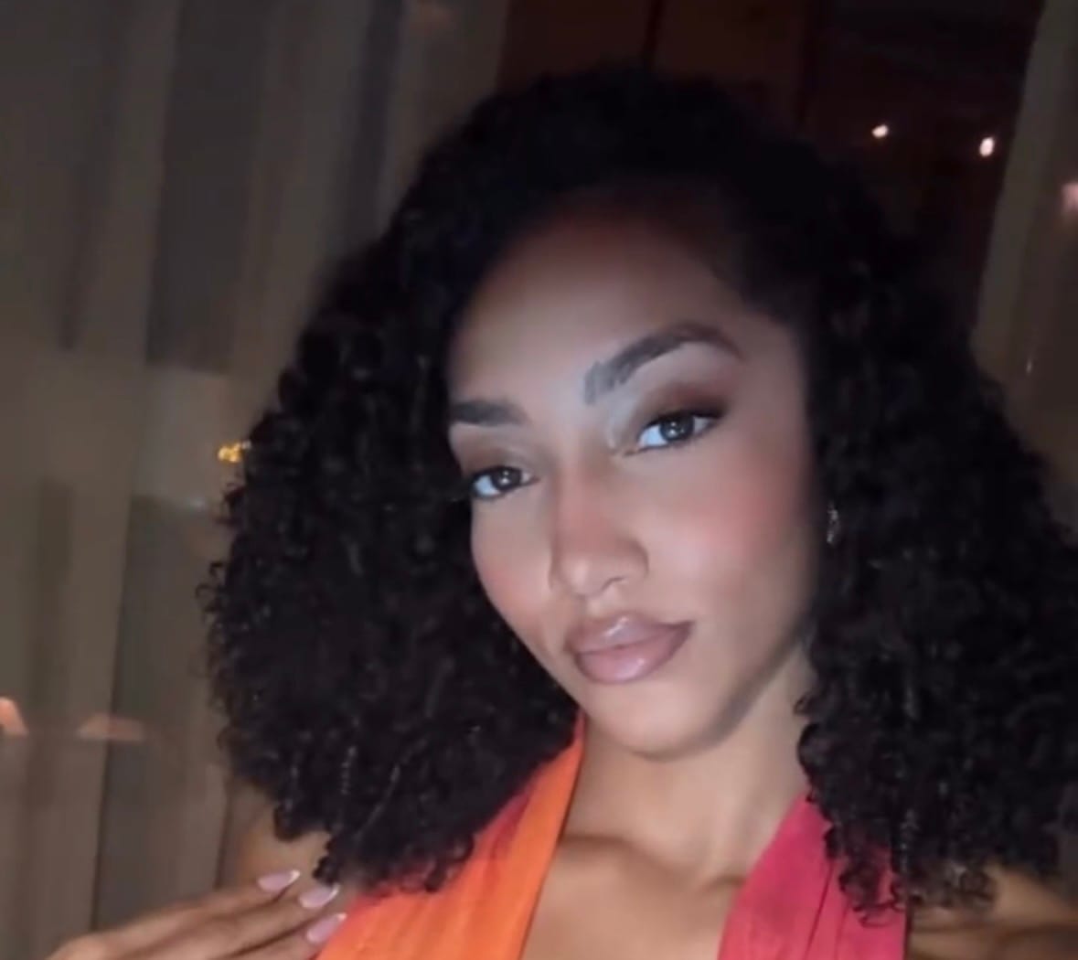 Customer photo review of BABY CURLY™ - 1b Raw Hair