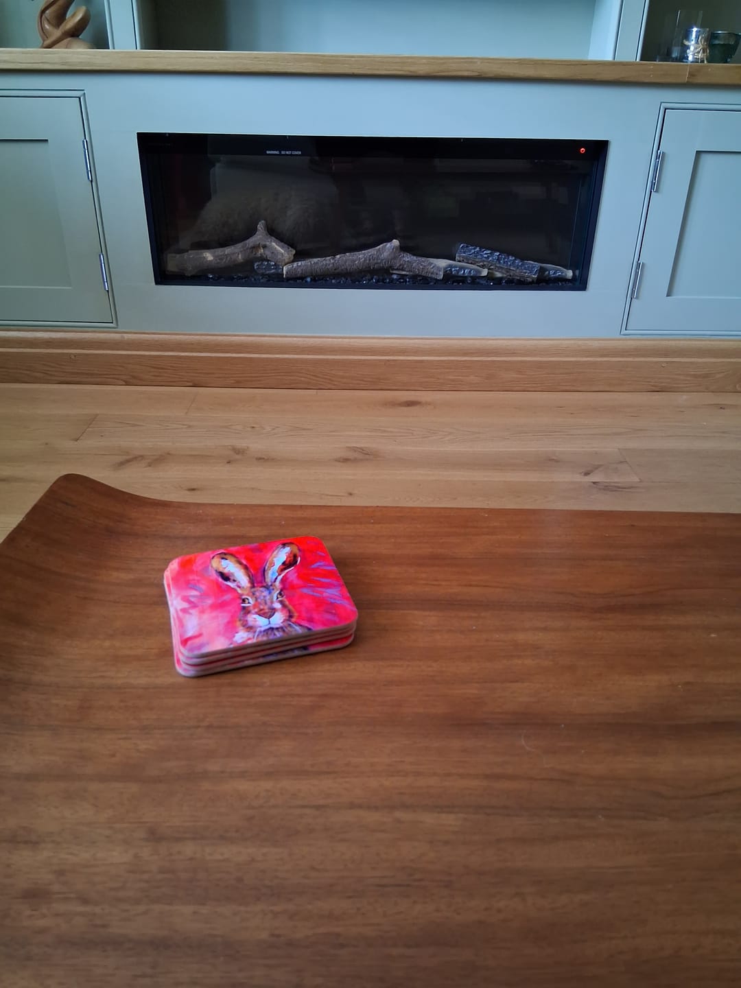 Customer photo review of Herbert The Hare Coaster Set