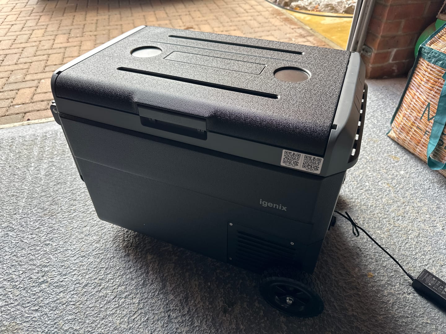 Customer photo review of 50L Portable Fridge Freezer, Black