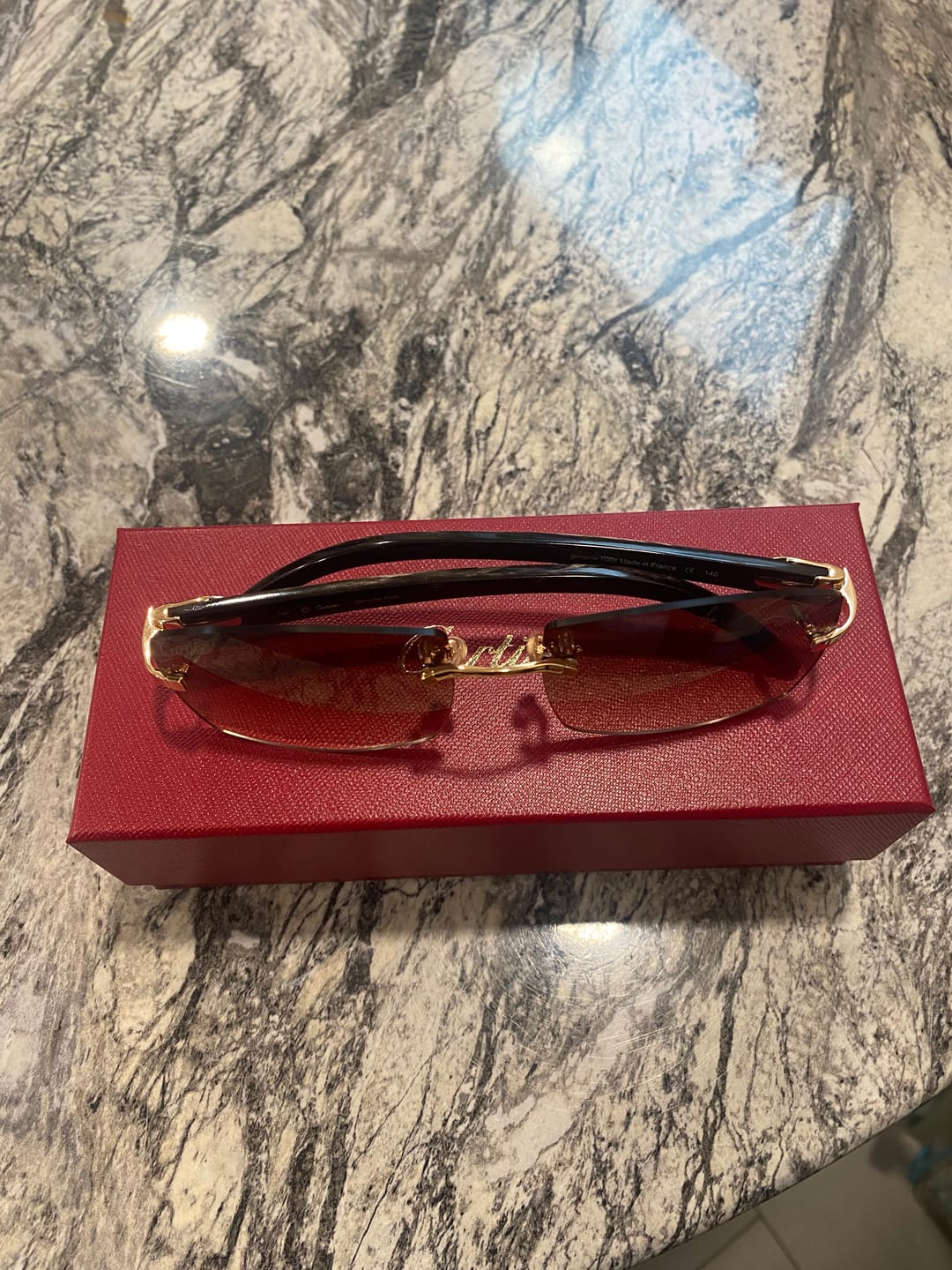 Customer photo review of Black buff Sunglasses