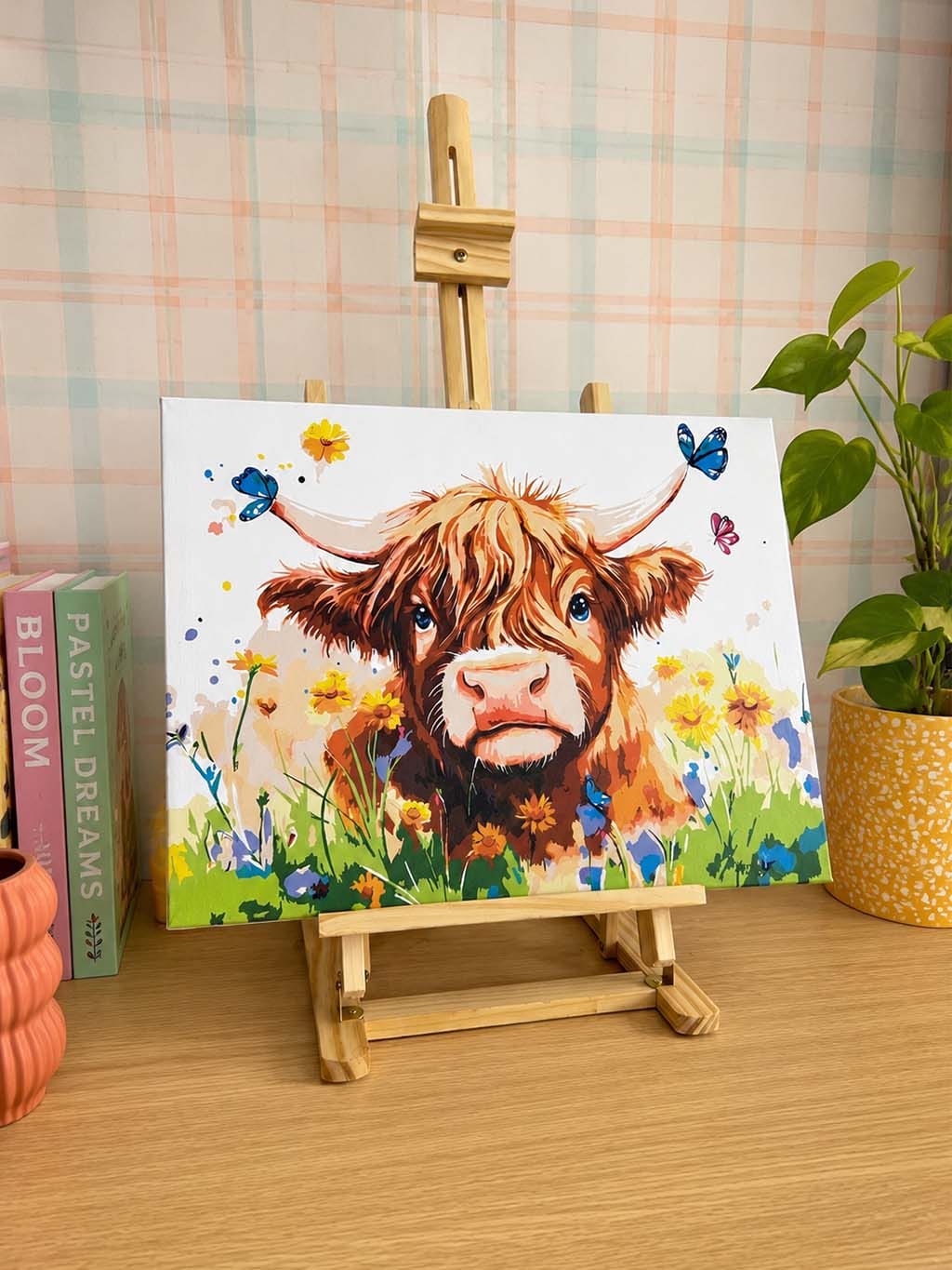 Customer photo review of Portrait printanier vache Highland