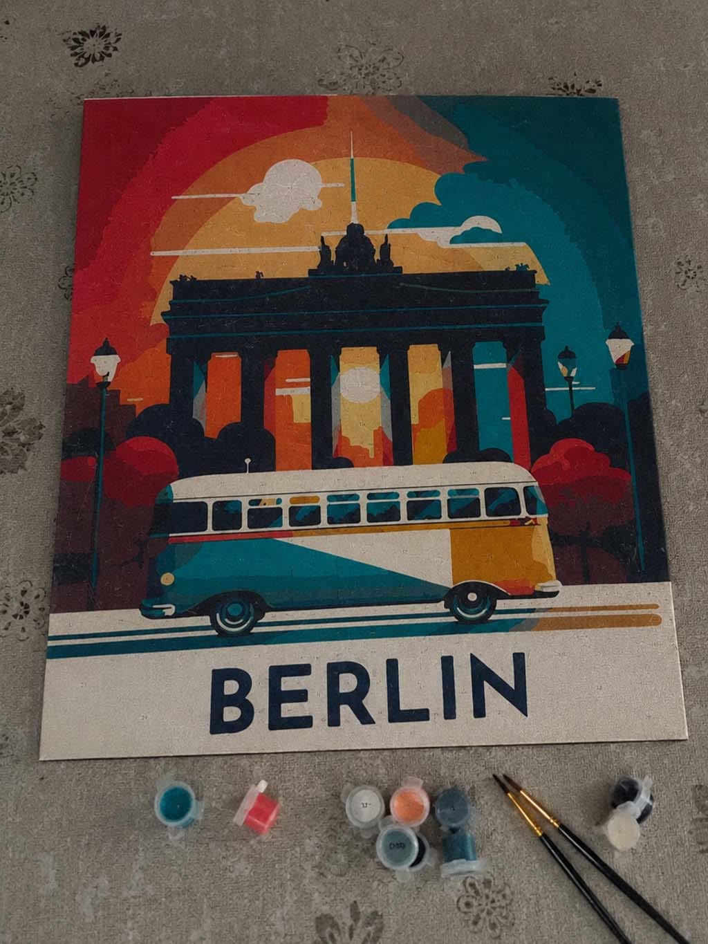 Customer photo review of Affiche Vintage Berlin